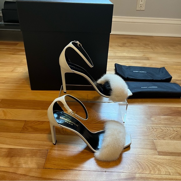 YSL Mink fur heels - Picture 4 of 9